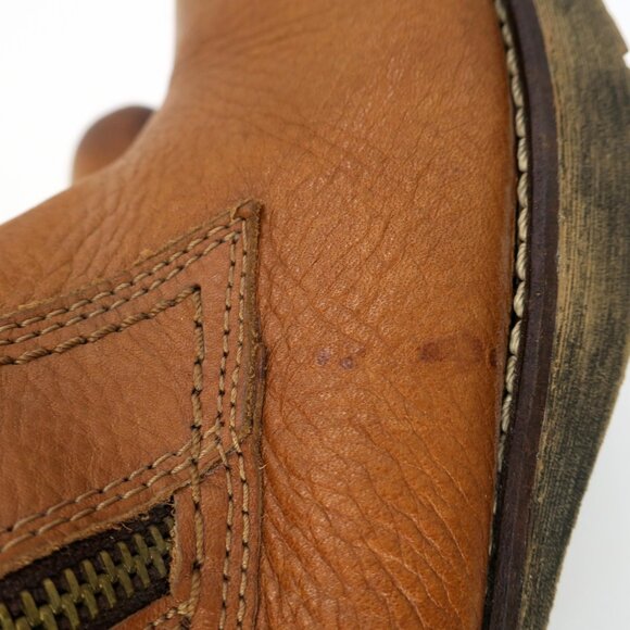 EARTH KALSO Prance Knee-High Brown Women's 6.5 B Tall Riding Boots Negative Heel - Picture 7 of 13